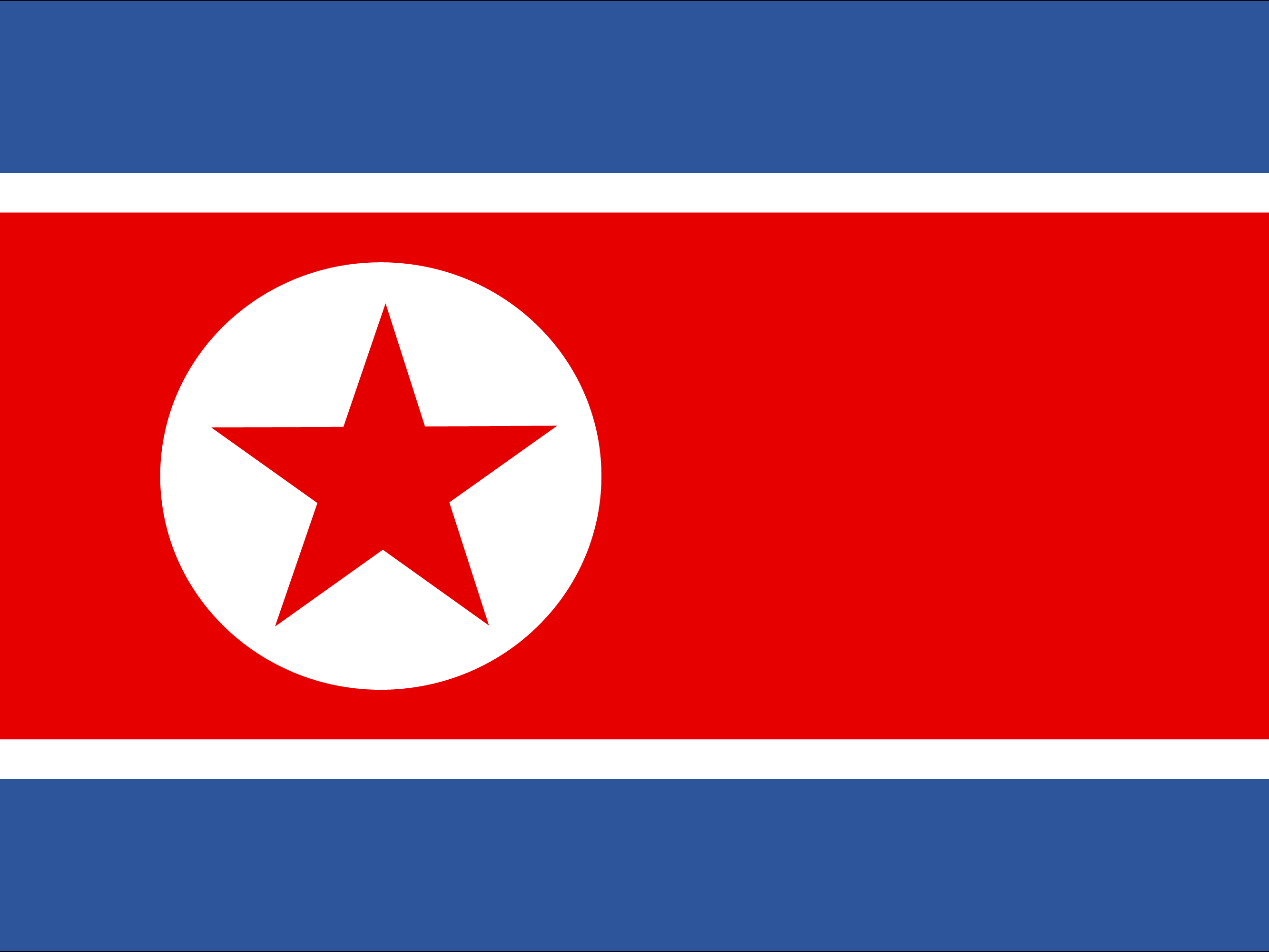 Bandiera di Corea del Nord