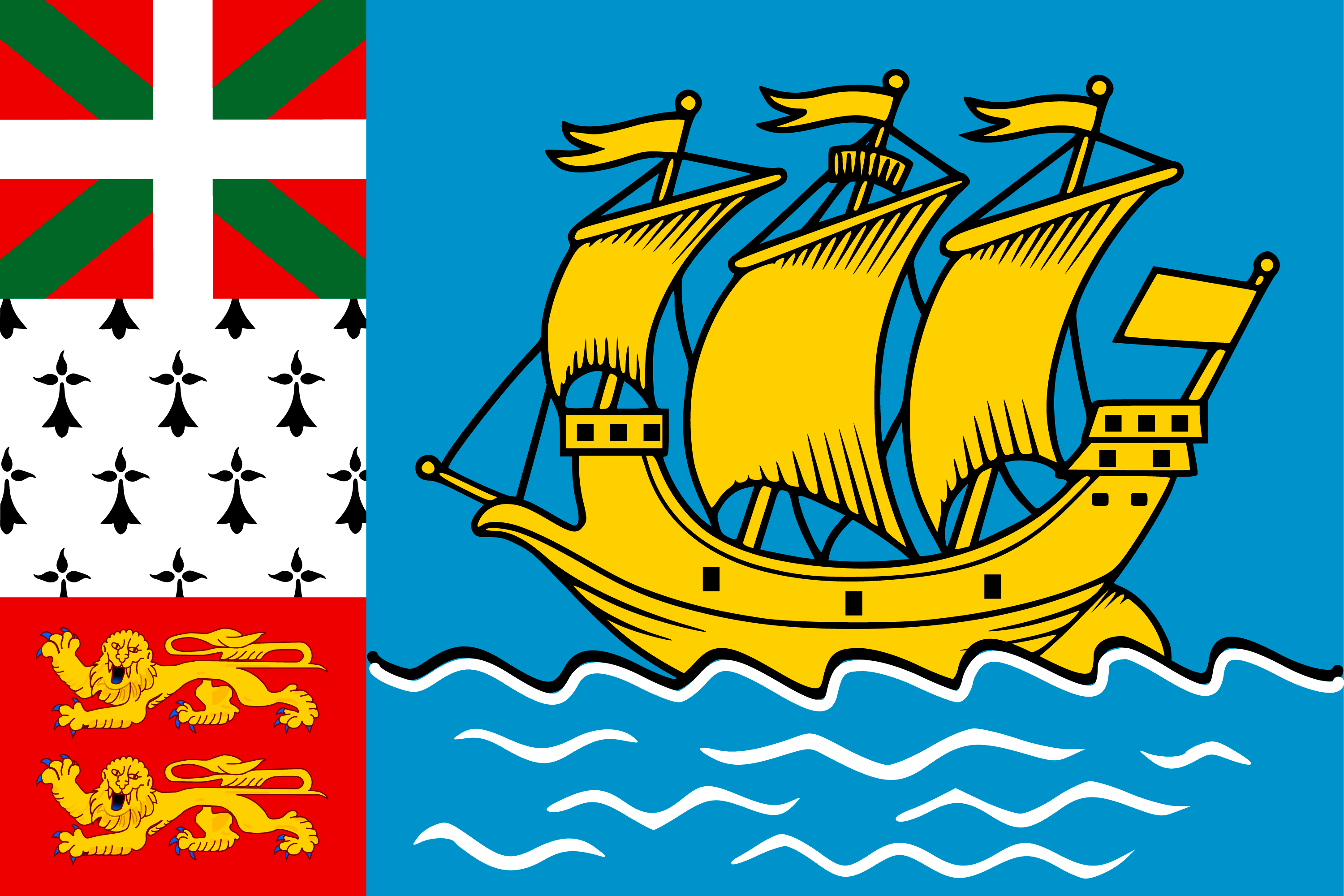 Bandiera di Saint-Pierre e Miquelon