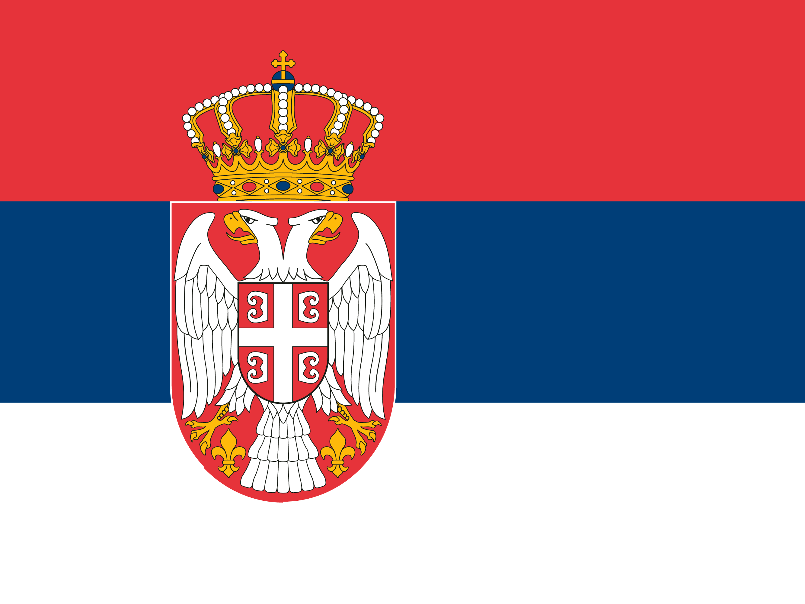 Bandiera di Serbia