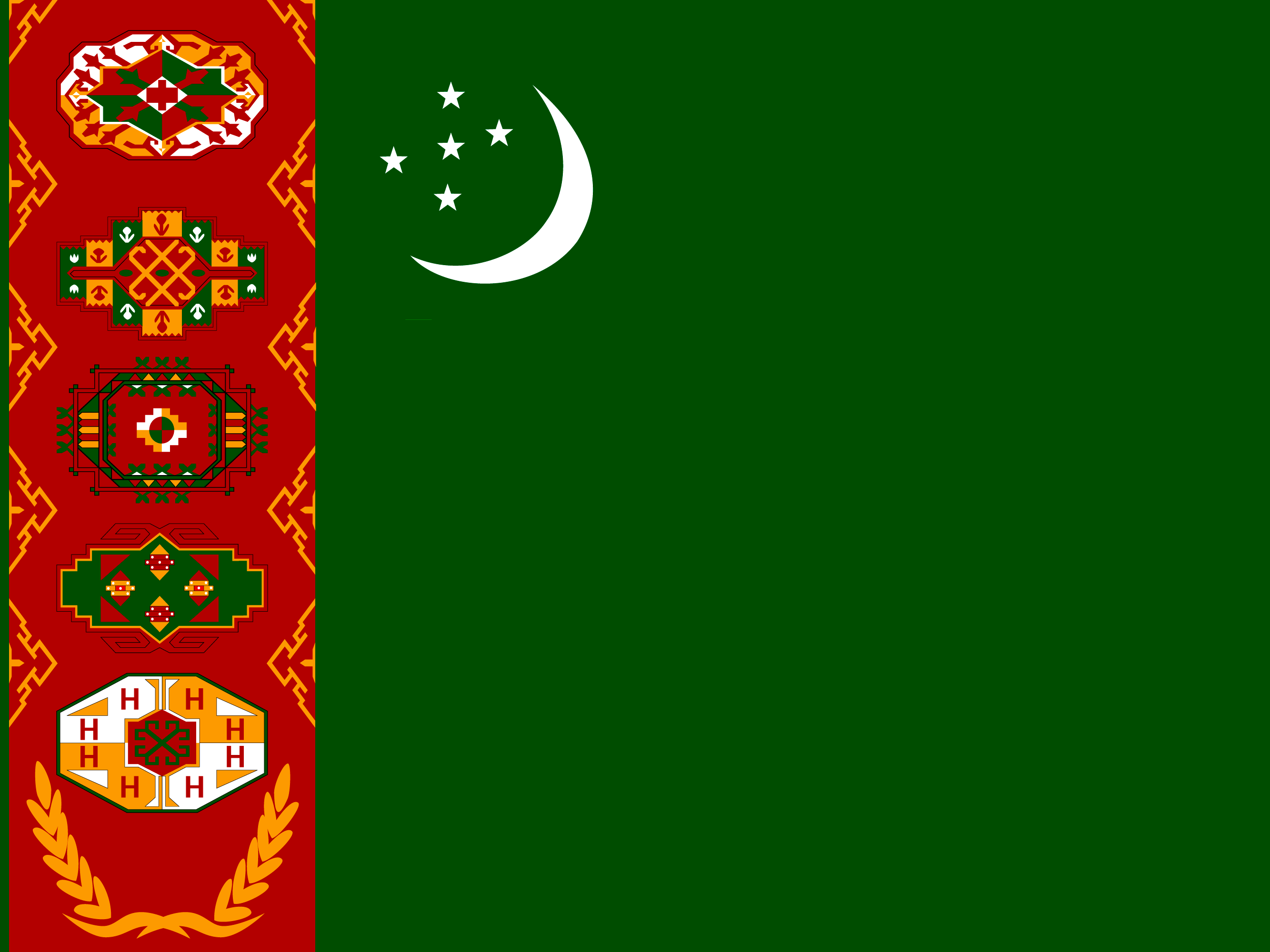 Bandiera di Turkmenistan