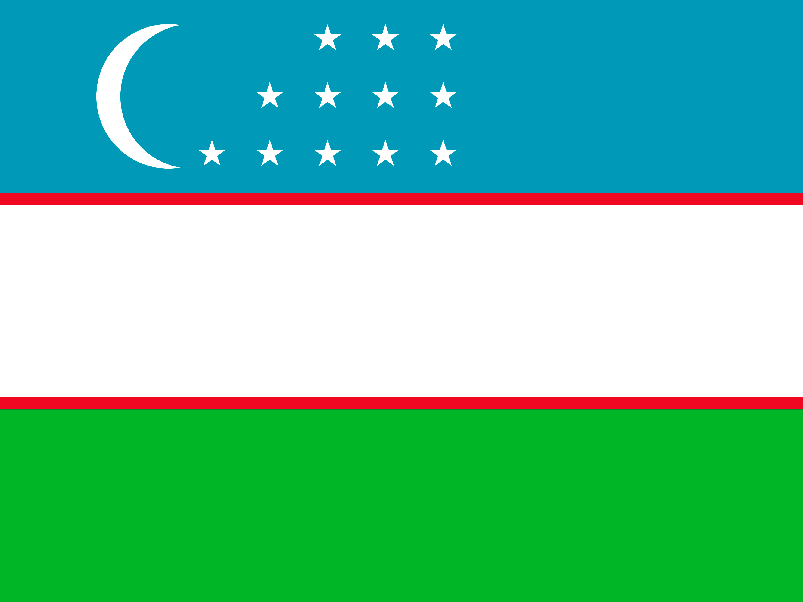 Bandiera di Uzbekistan