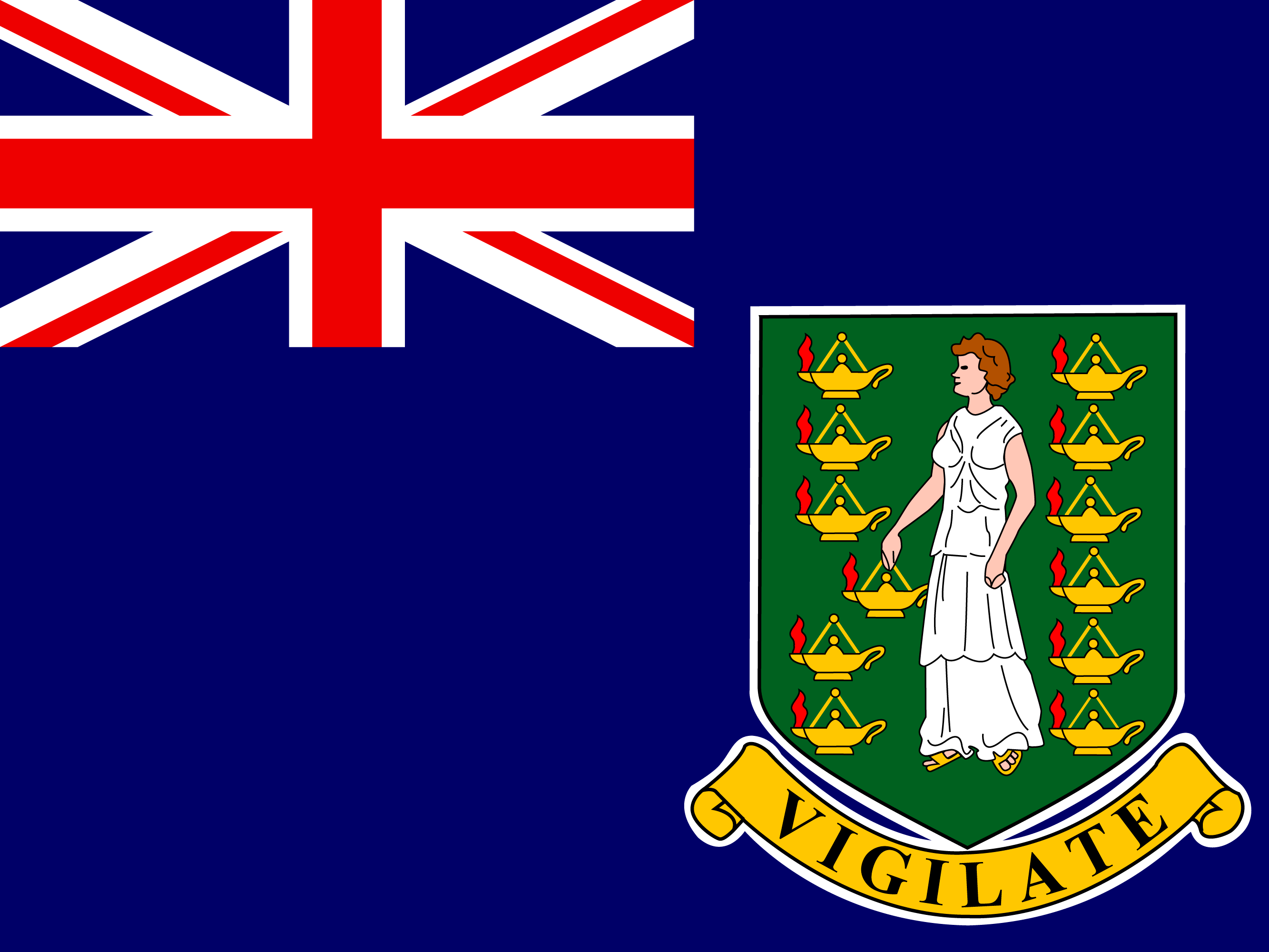 Bandiera di Isole Vergini Britanniche