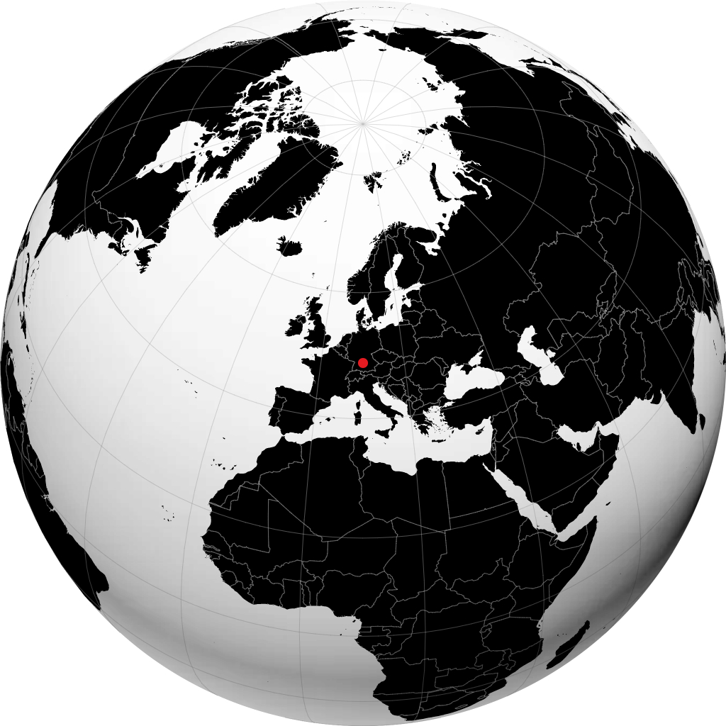 Aalen sul globo