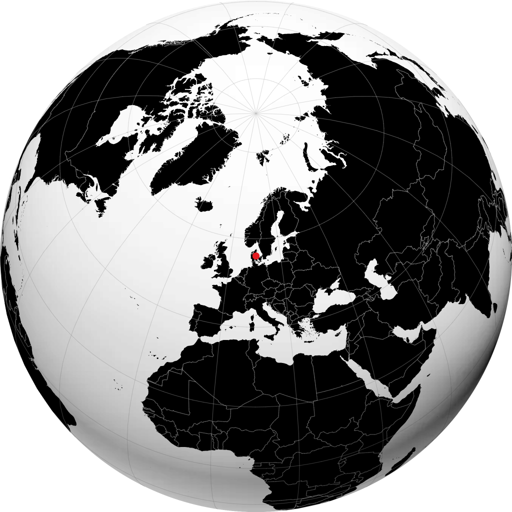 Aarhus sul globo