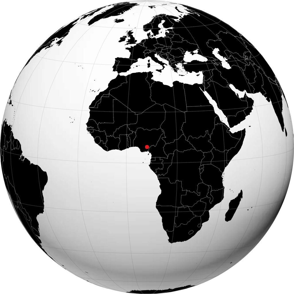 Abakaliki sul globo