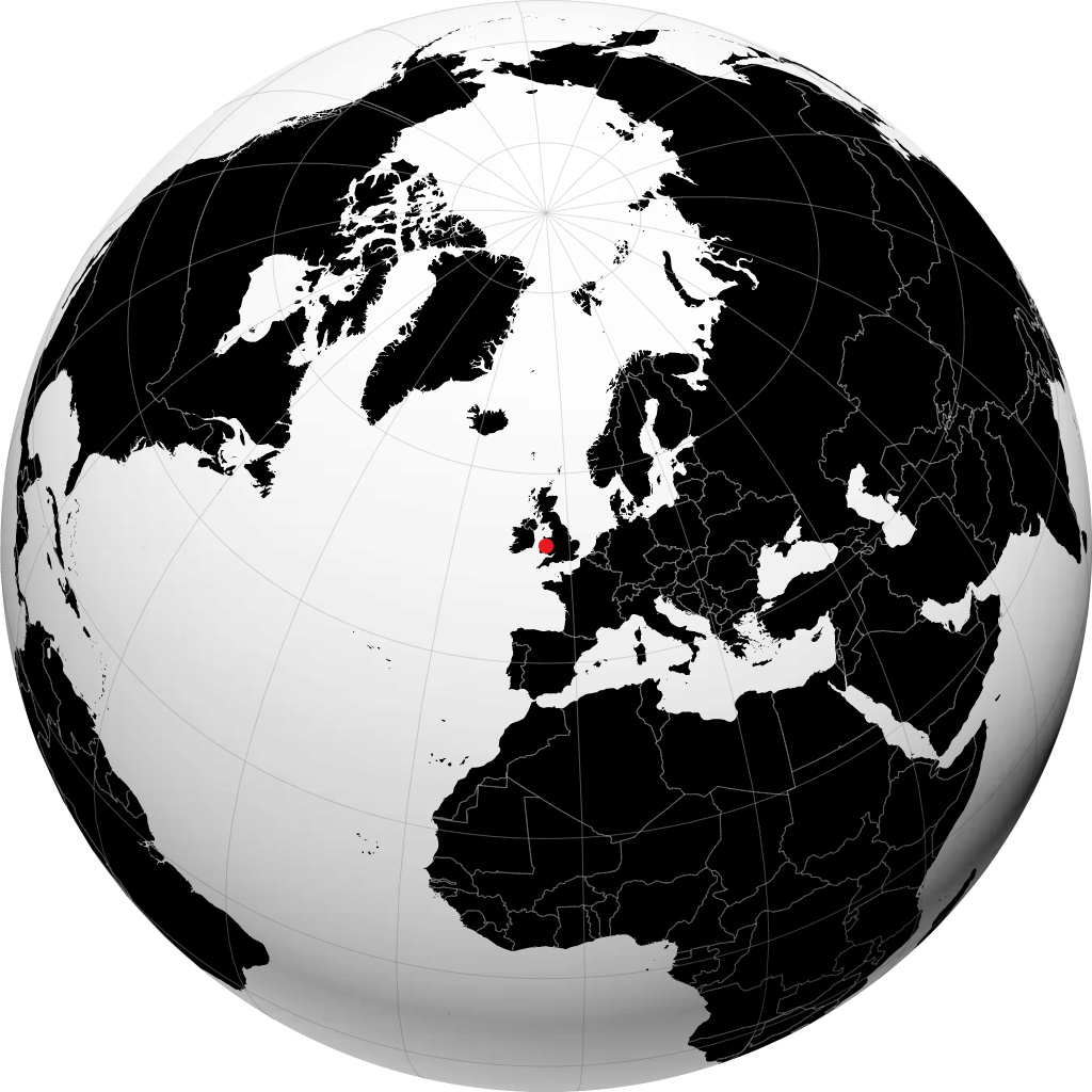 Aberystwyth sul globo