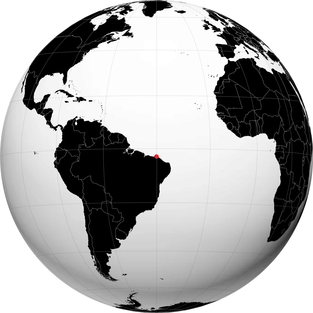 Acaraú sul globo
