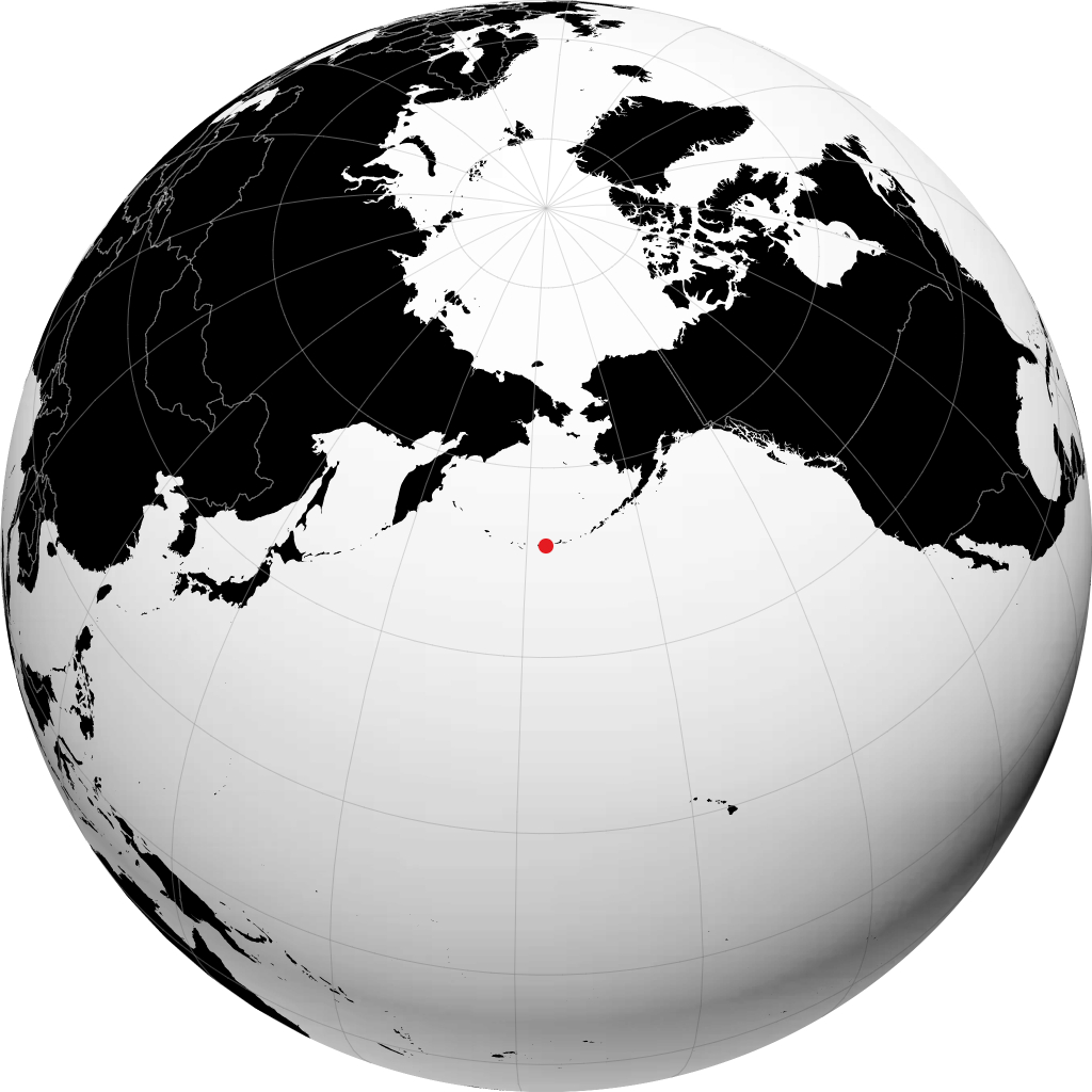 Adak sul globo