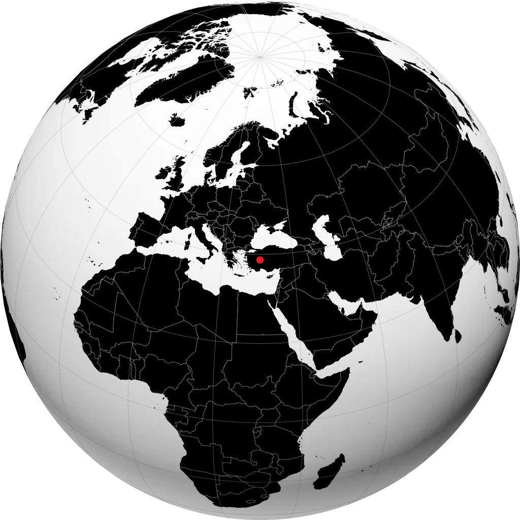 Afyonkarahisar sul globo