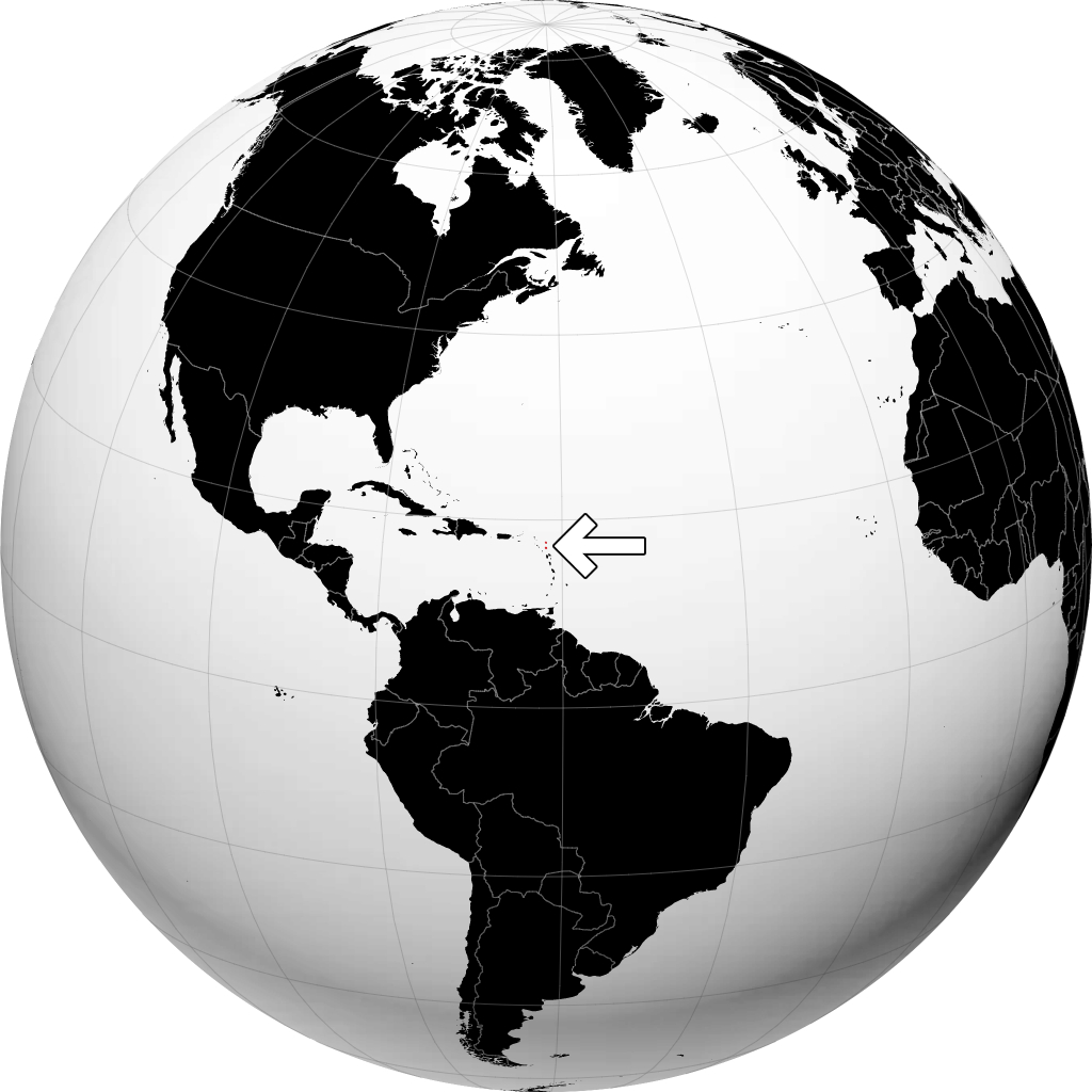 Antigua e Barbuda sul globo