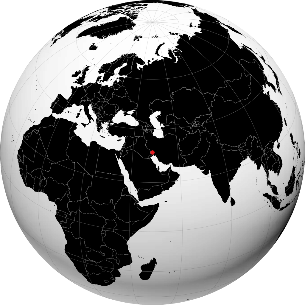 Ahvaz sul globo