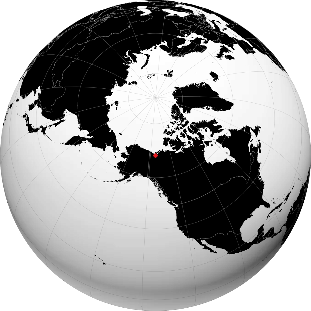Aklavik sul globo
