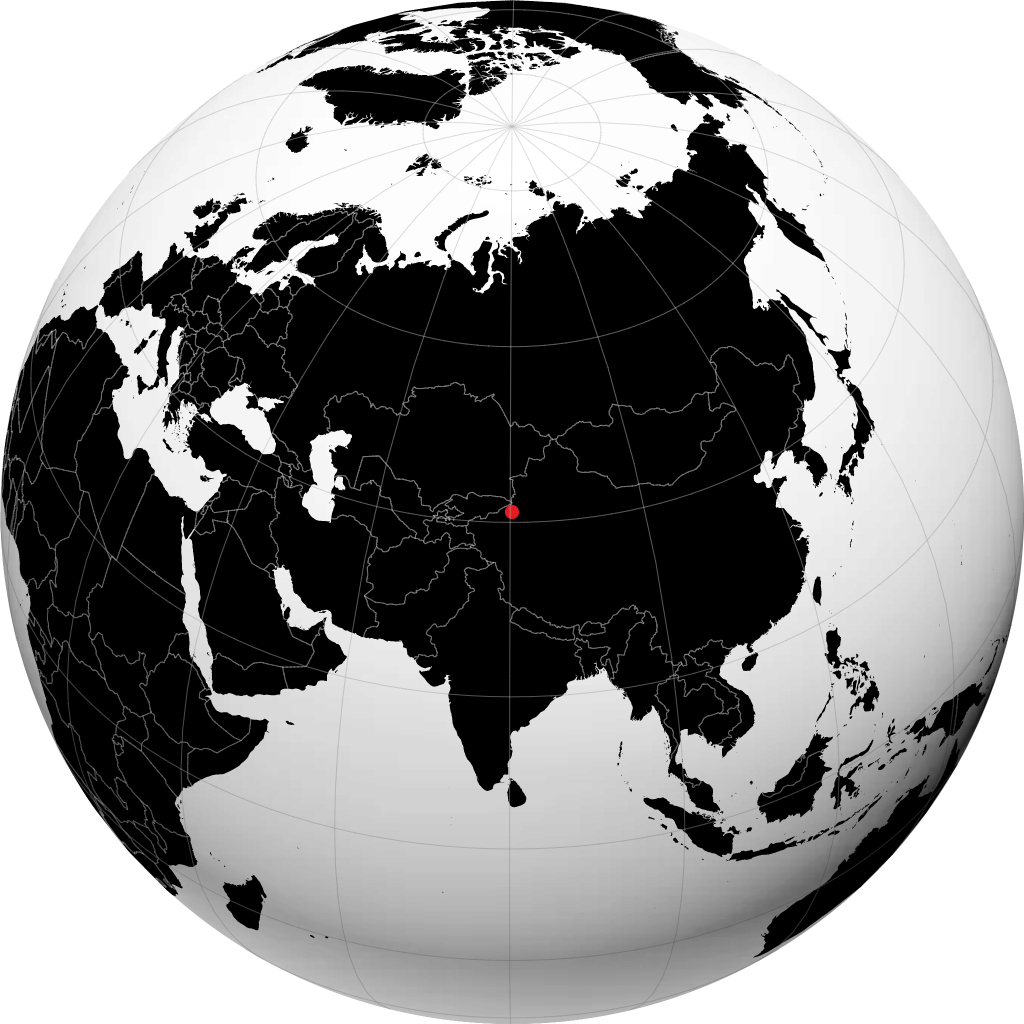 Aksu sul globo