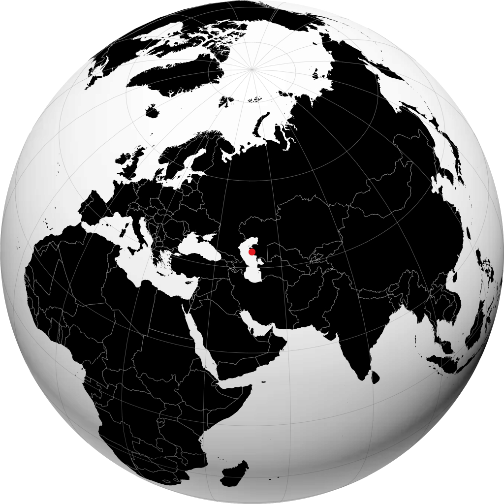 Aktau sul globo