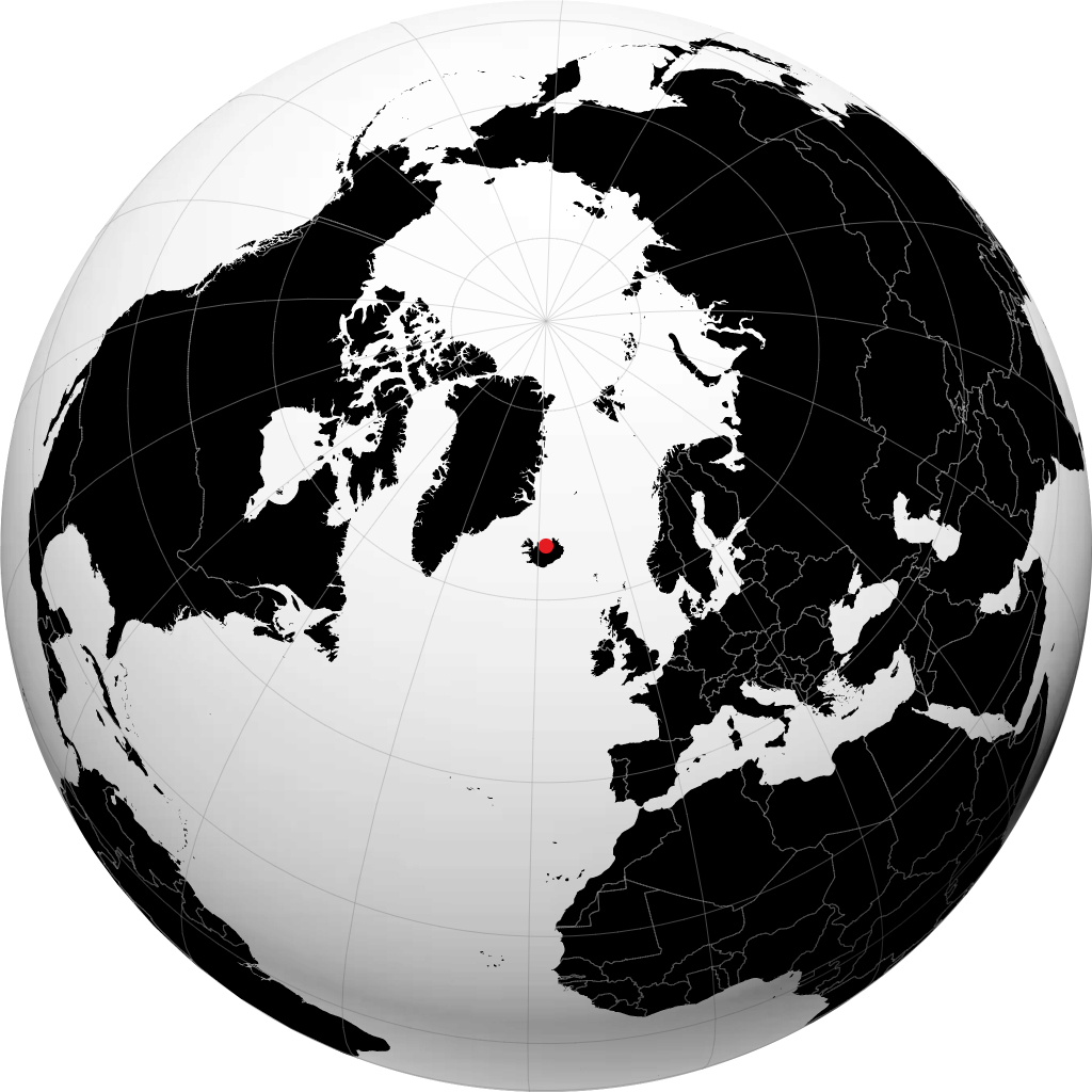 Akureyri sul globo