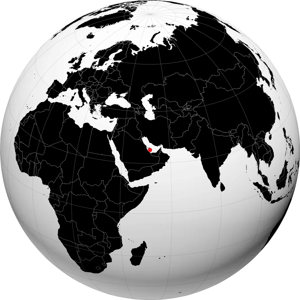 Al Wakrah sul globo