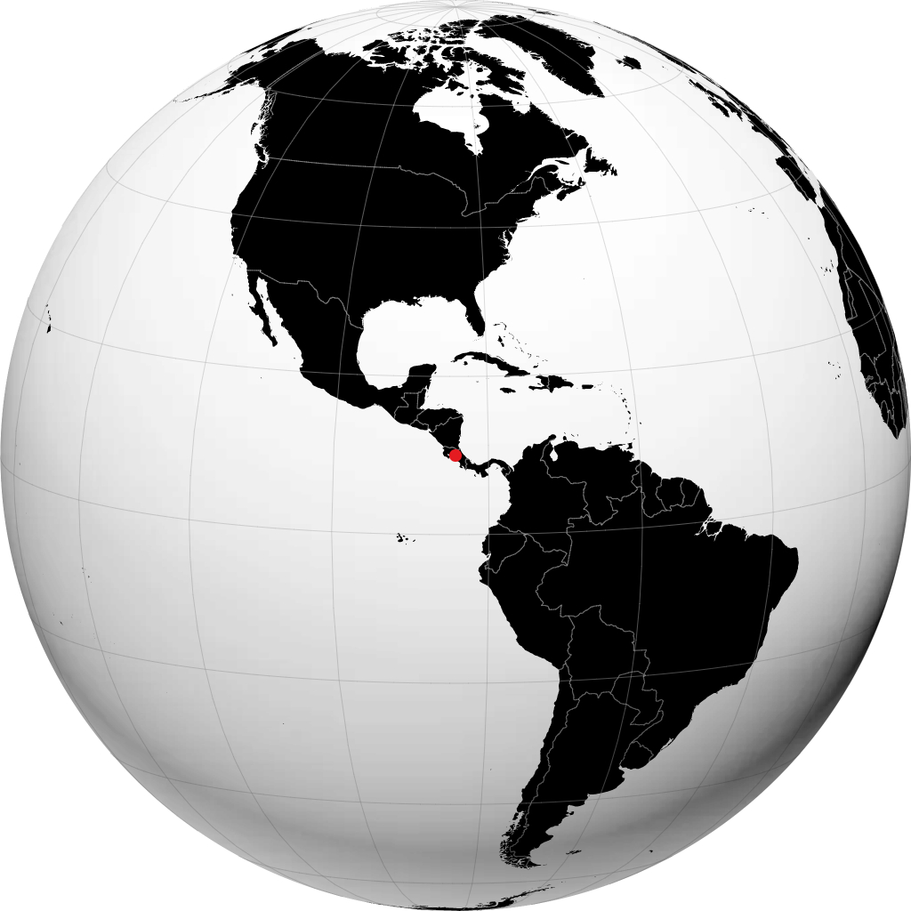 Alajuela sul globo