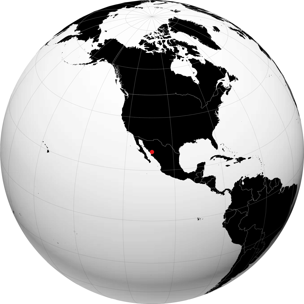 Alamos sul globo