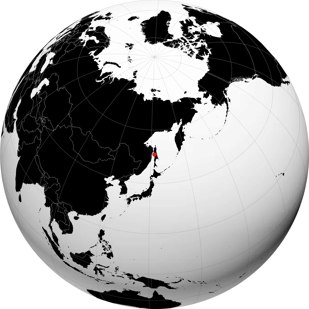 Aleksandrovsk-Sakhalinskiy sul globo