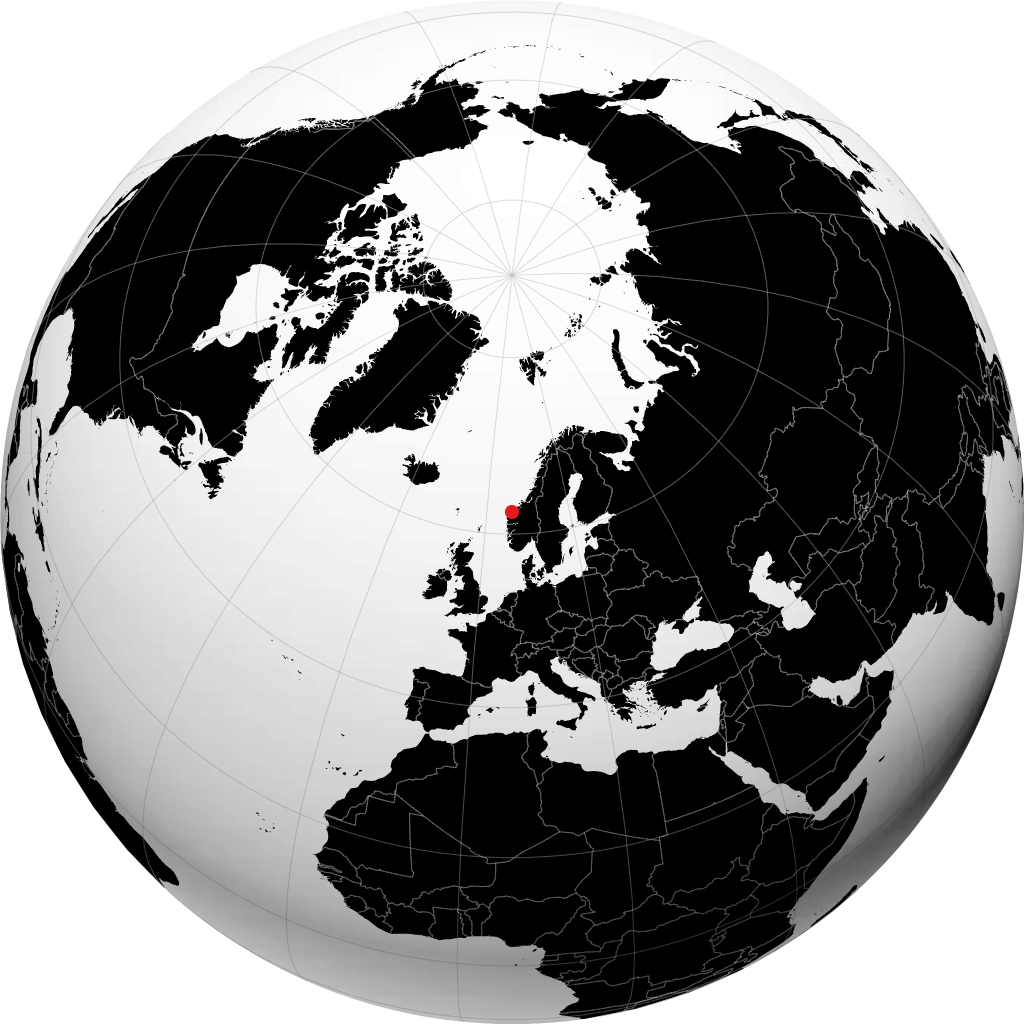 Ålesund sul globo