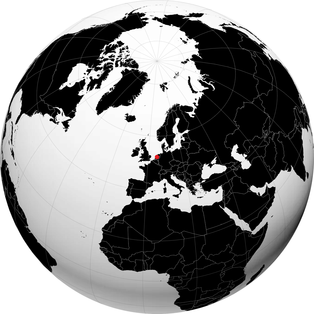 Almere sul globo