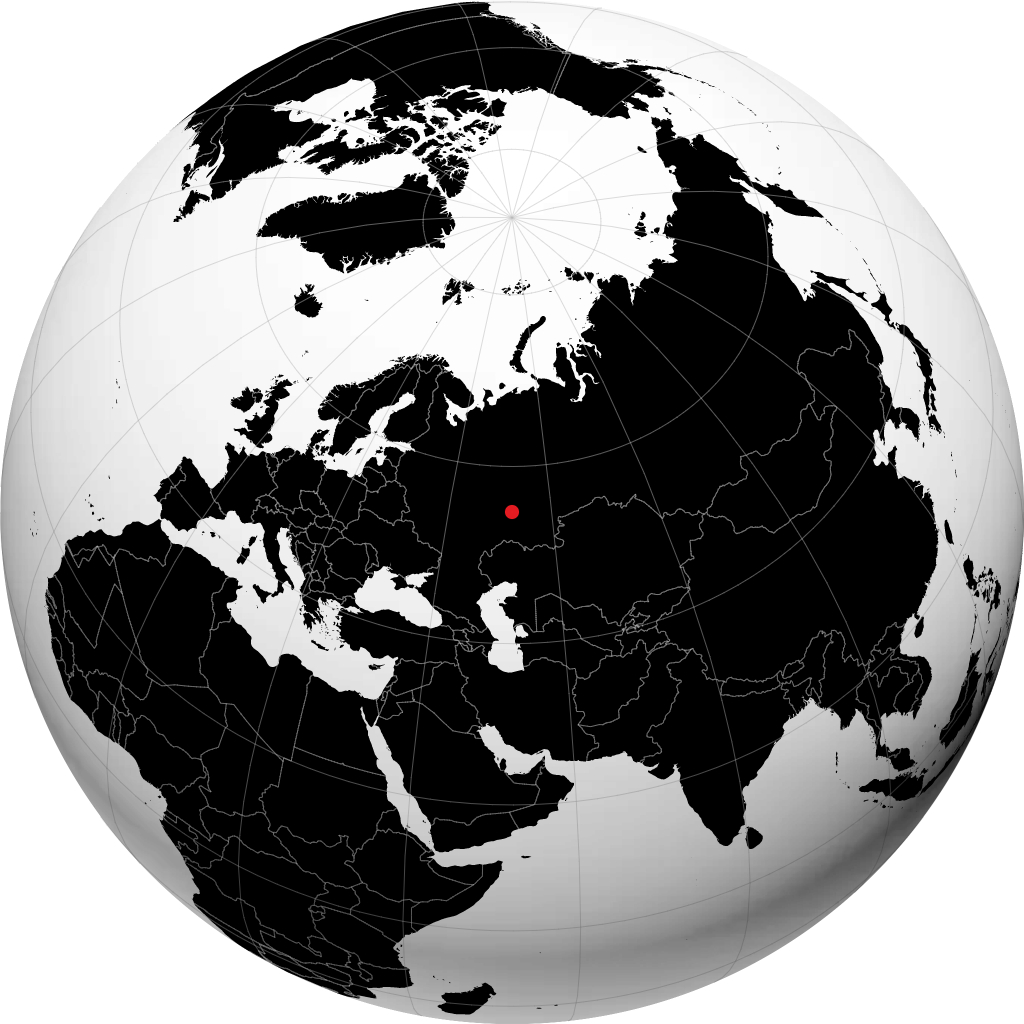 Almetyevsk sul globo