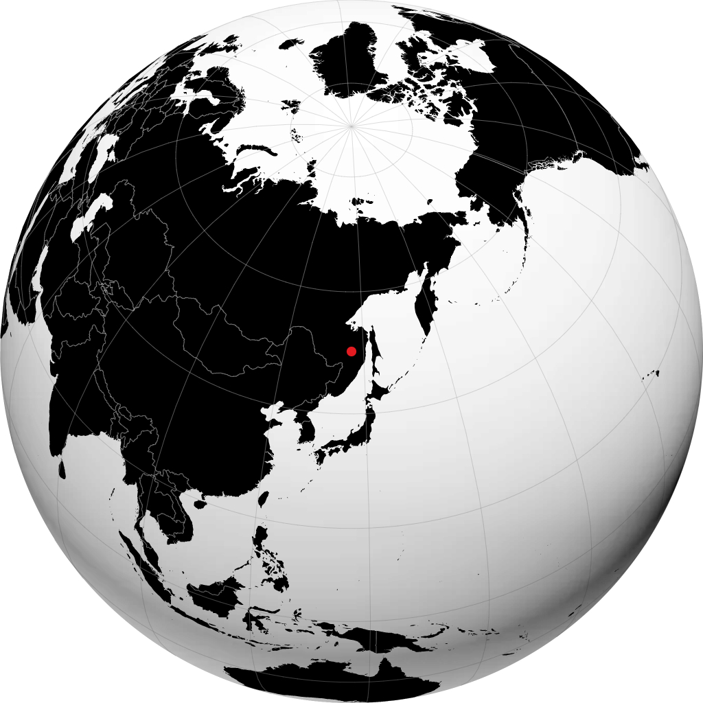 Amursk sul globo