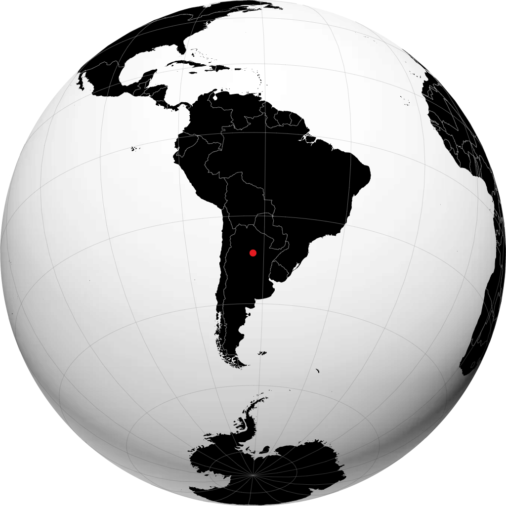 Anatuya sul globo