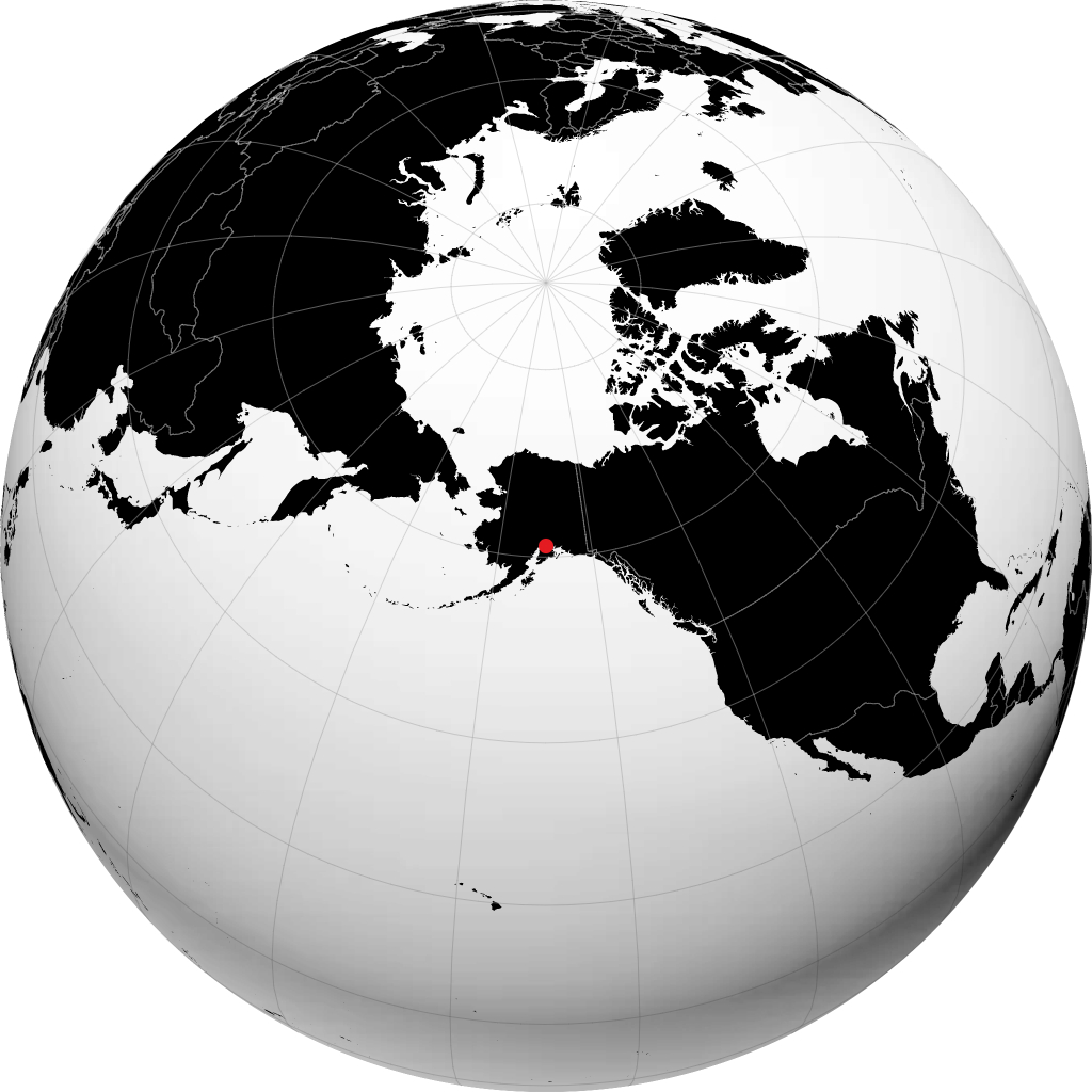 Anchorage sul globo