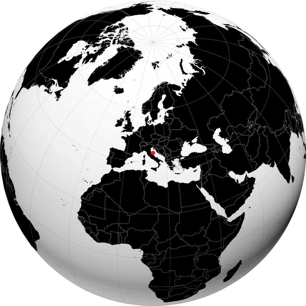 Ancona sul globo