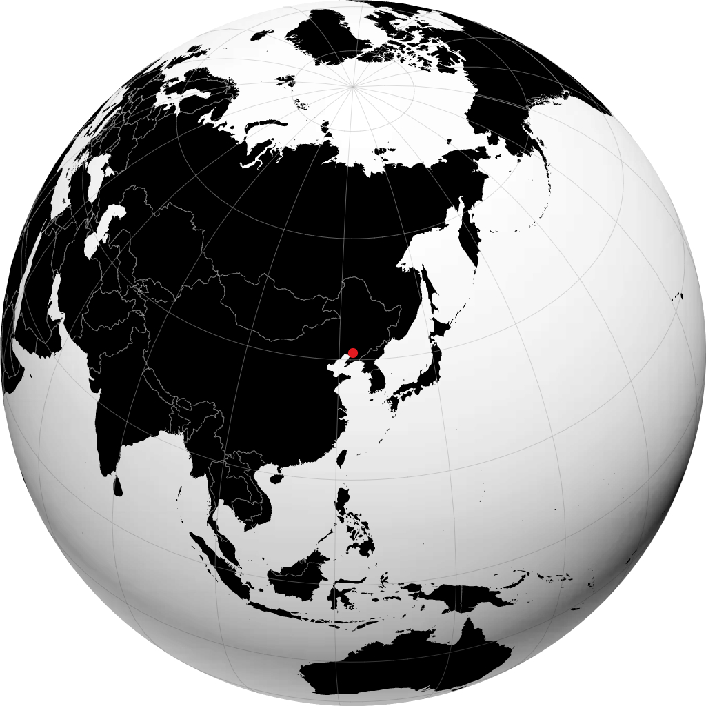 Anshan sul globo
