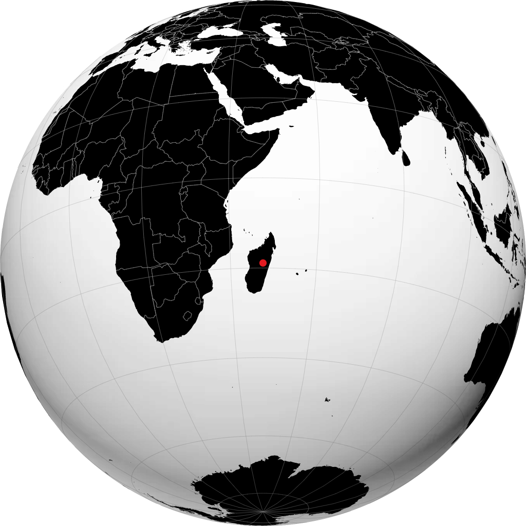 Antananarivo sul globo