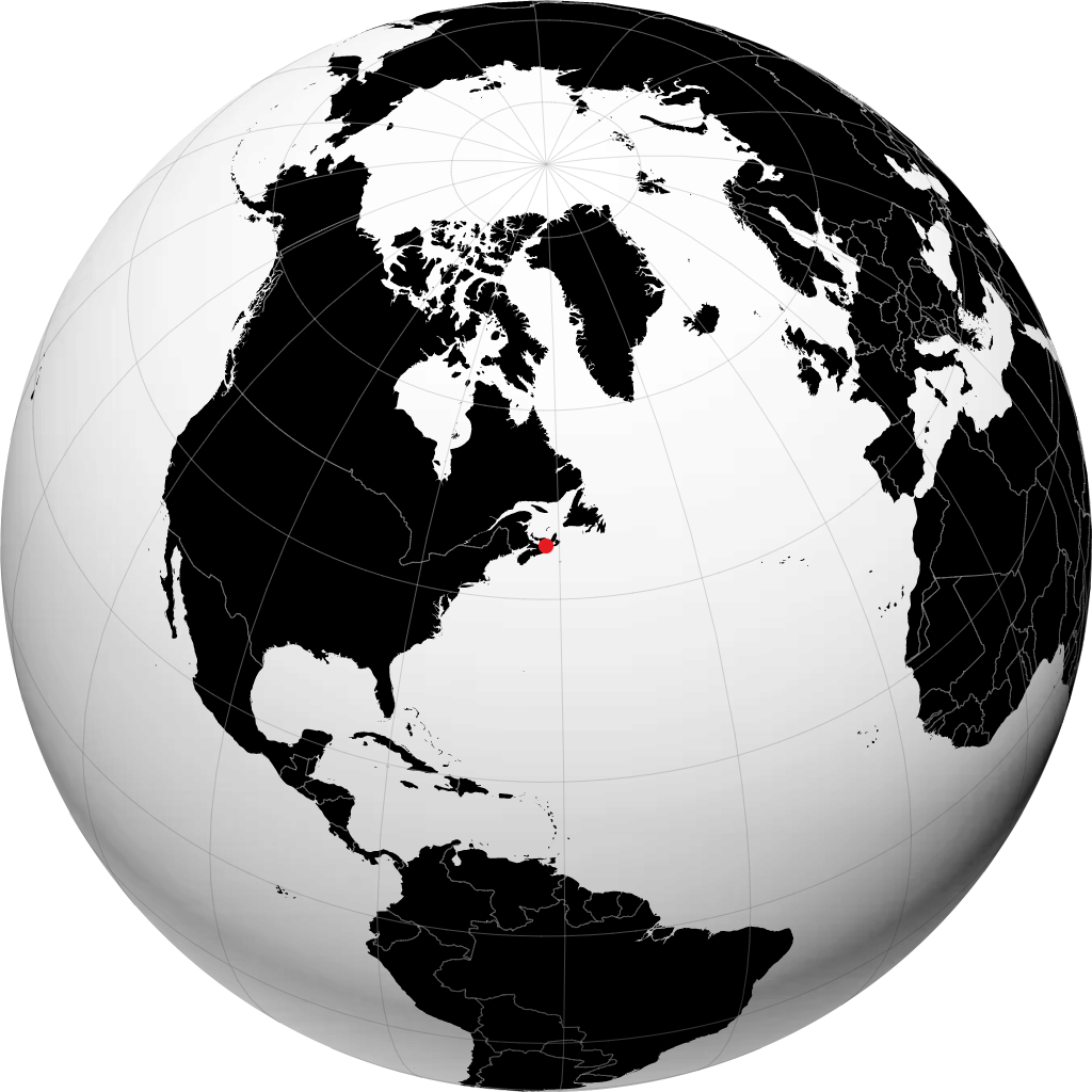 Antigonish sul globo