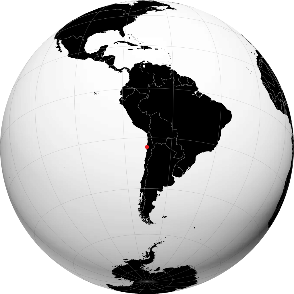 Antofagasta sul globo