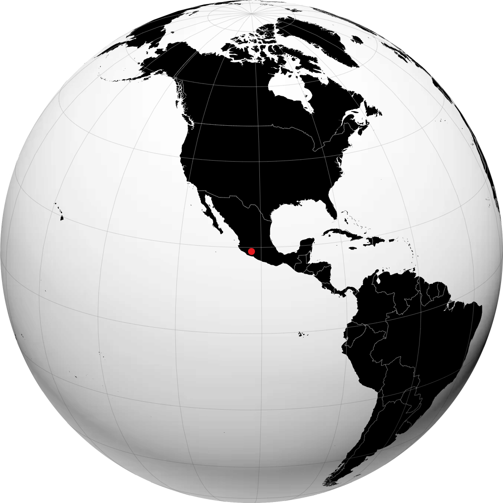 Apatzingán sul globo