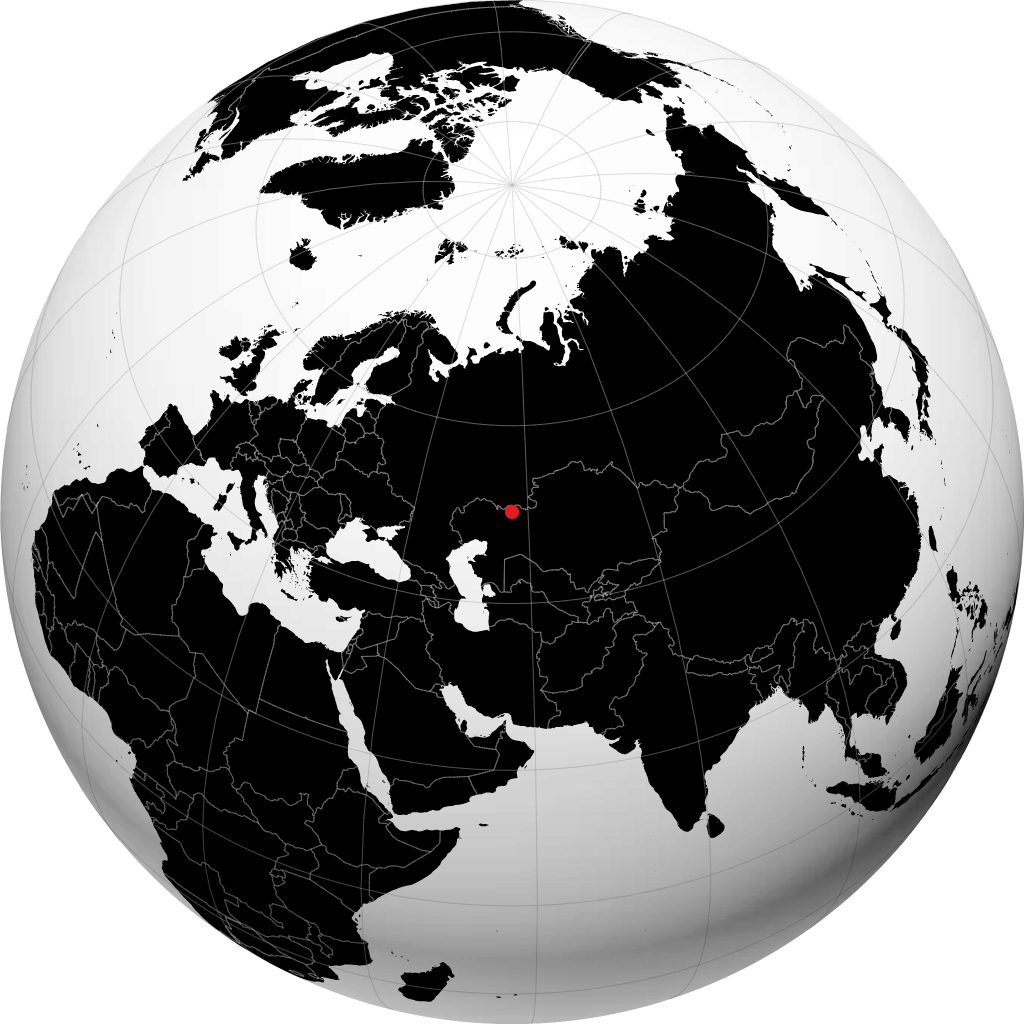 Aktobé sul globo