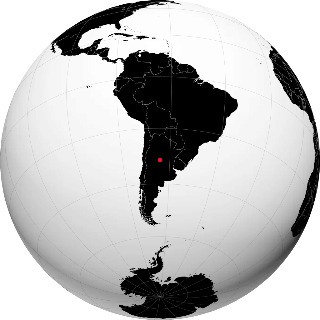 Cordova sul globo