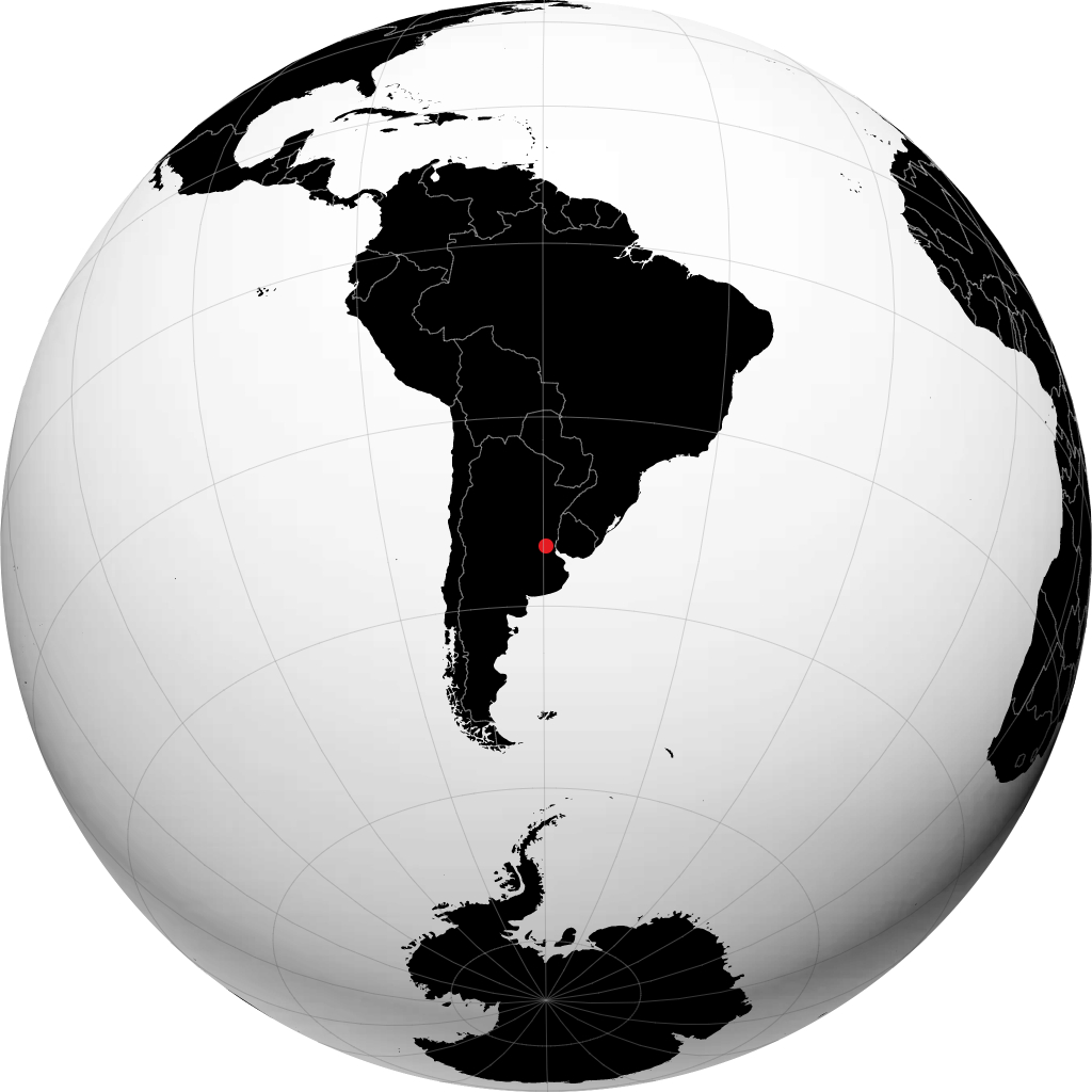 San Pedro sul globo