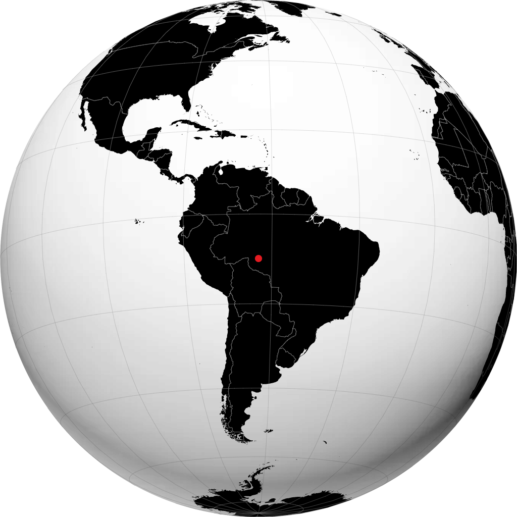 Ariquemes sul globo