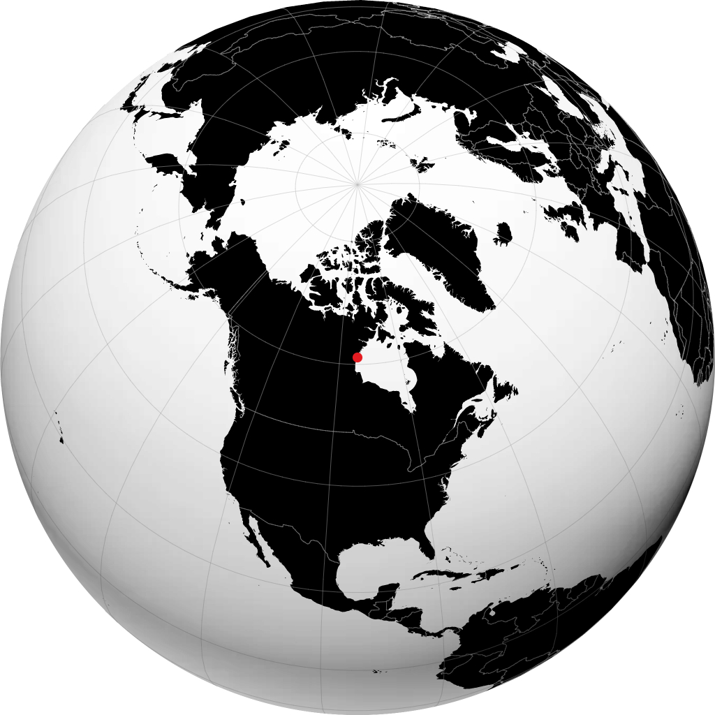 Arviat sul globo
