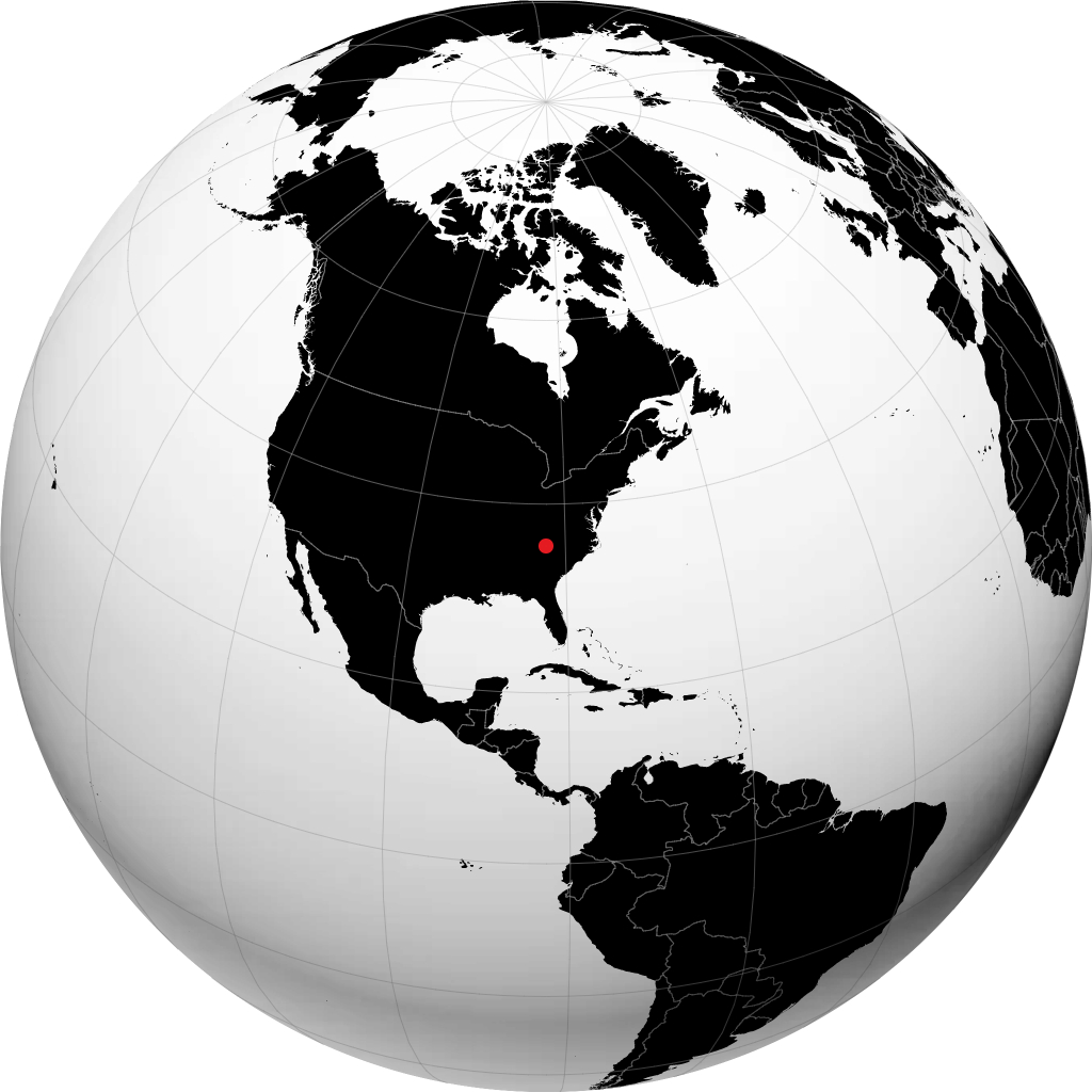 Asheville sul globo