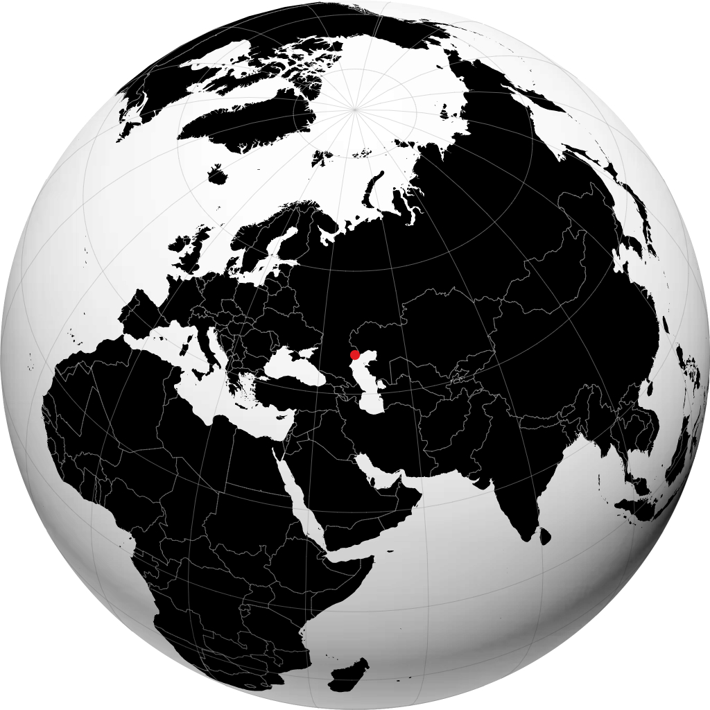 Astrakhan sul globo