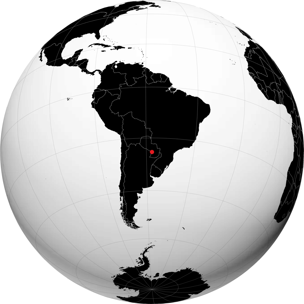Asunción sul globo