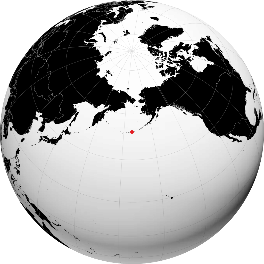 Atka Island sul globo