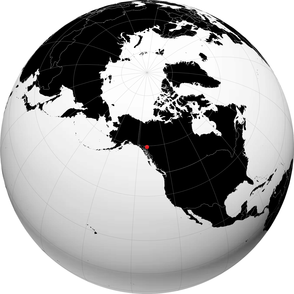 Atlin sul globo