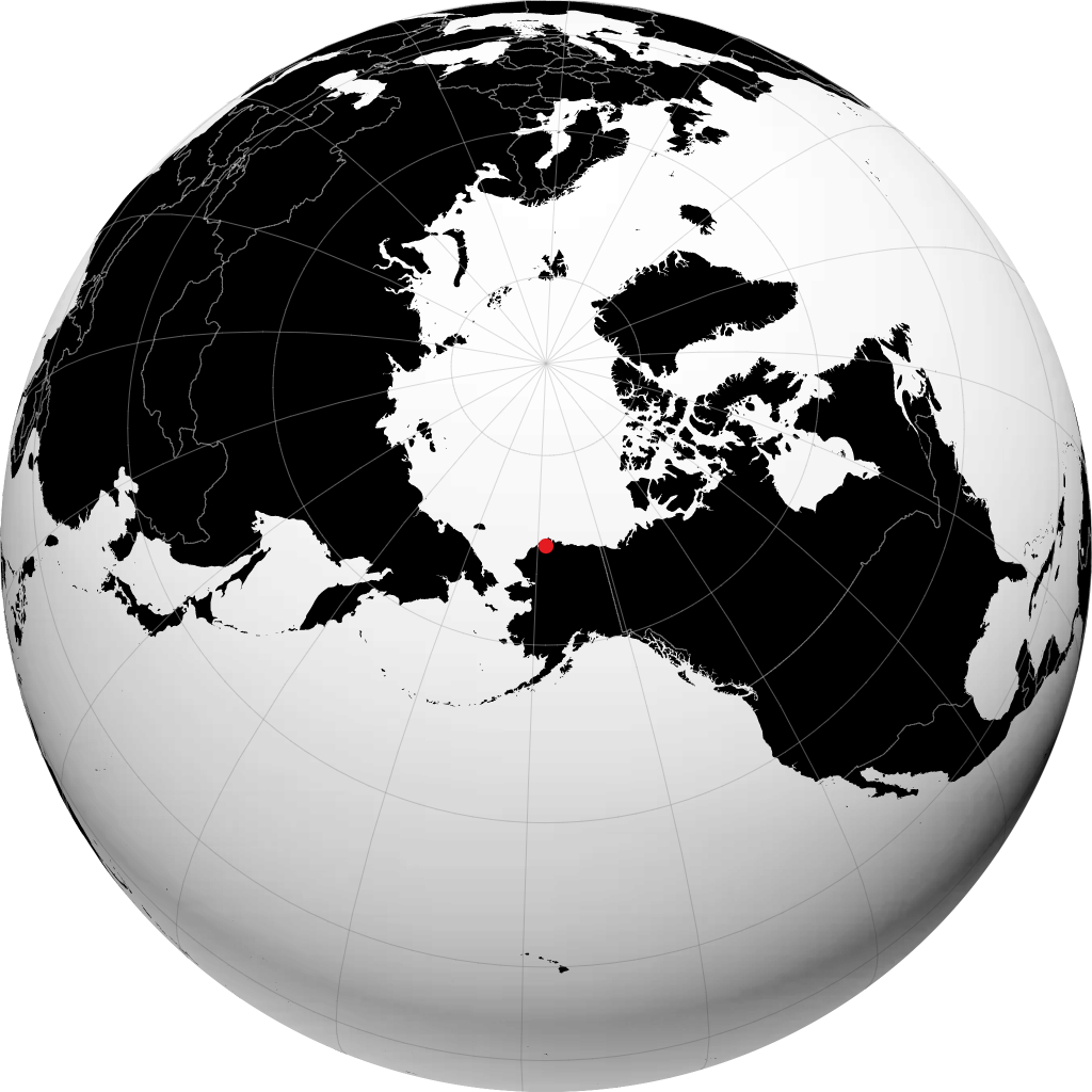 Atqasuk sul globo