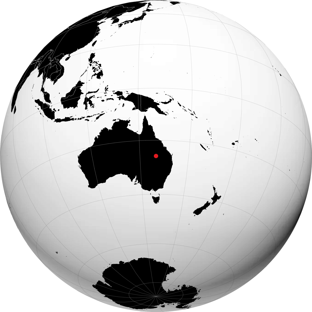 Augathella sul globo