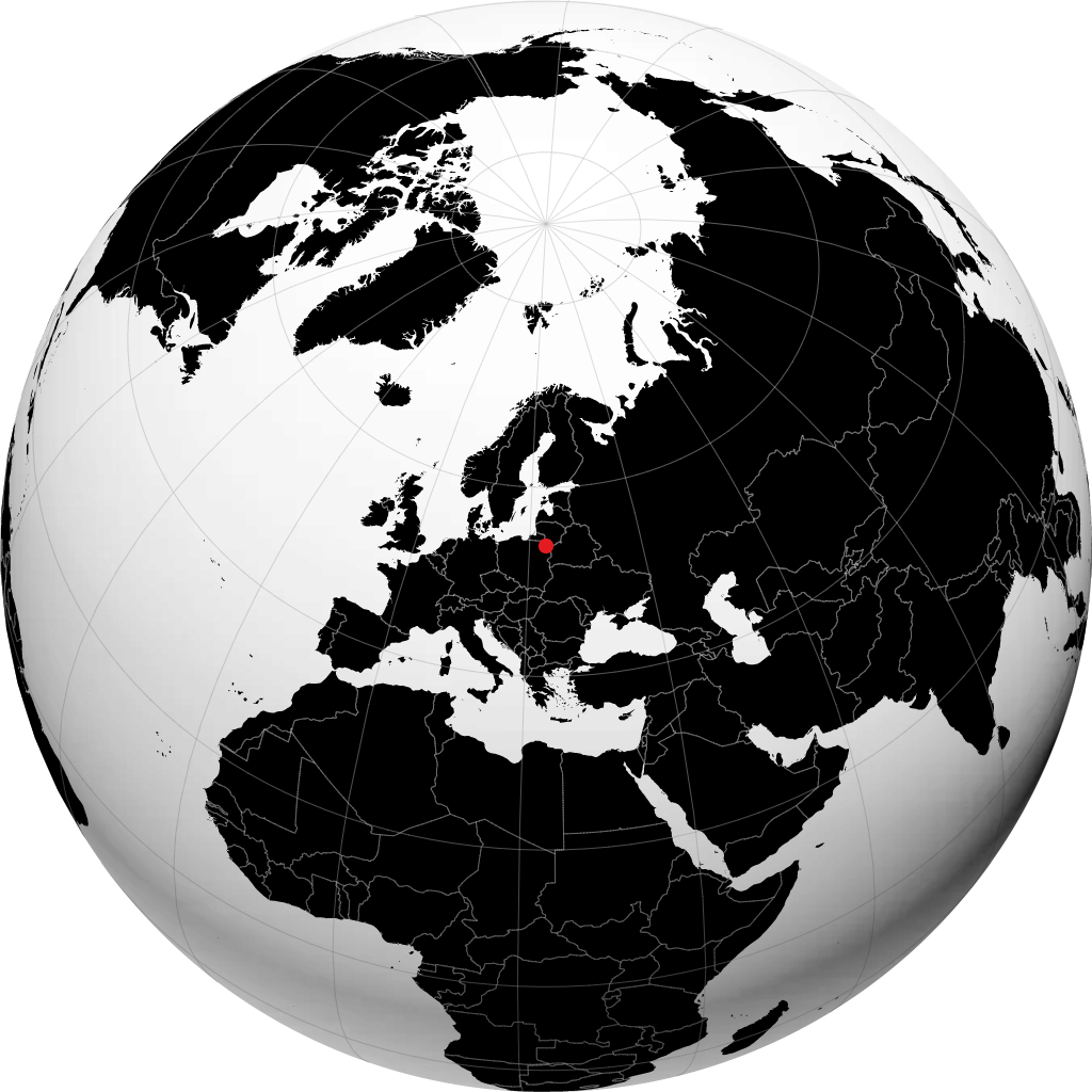 Augustów sul globo