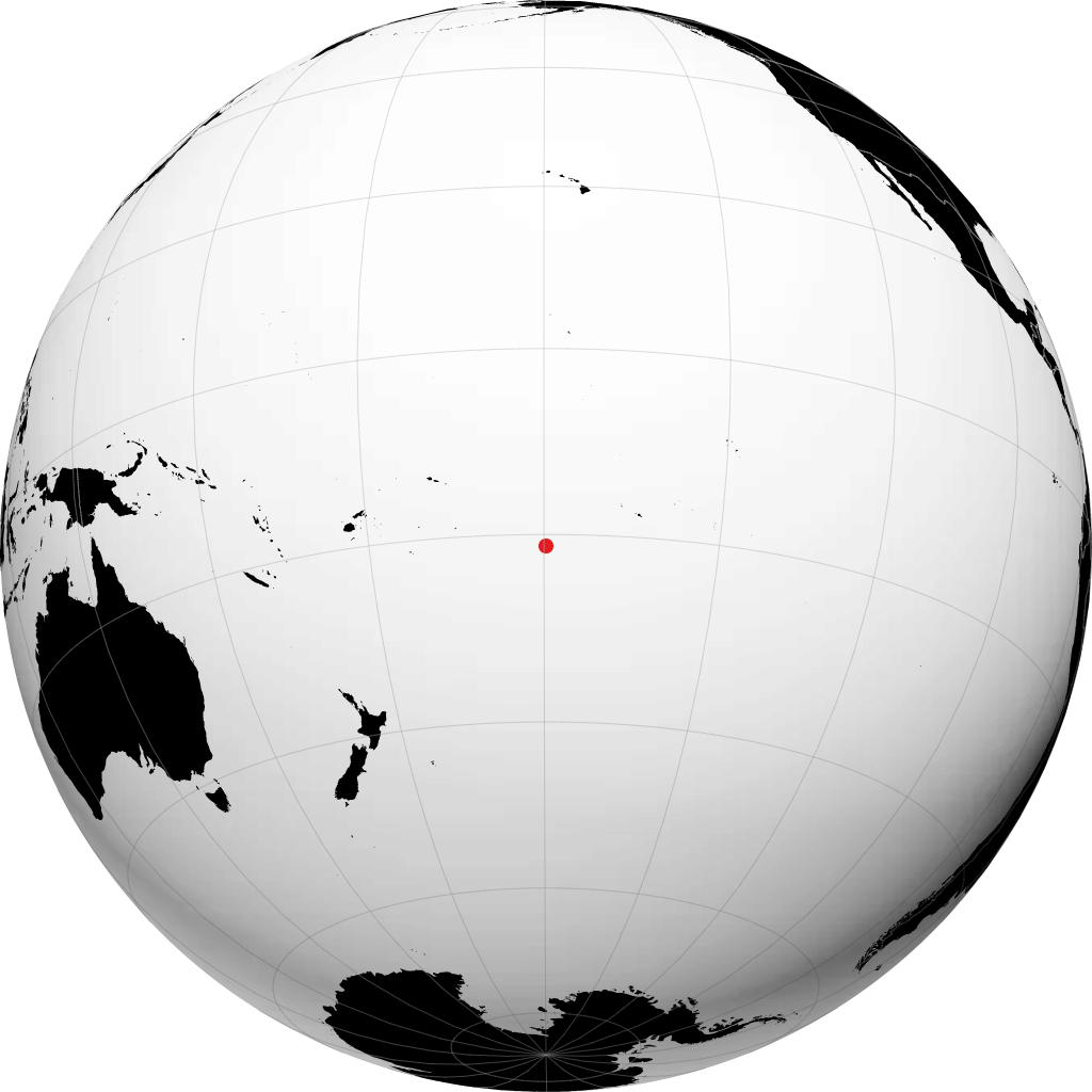 Avarua sul globo
