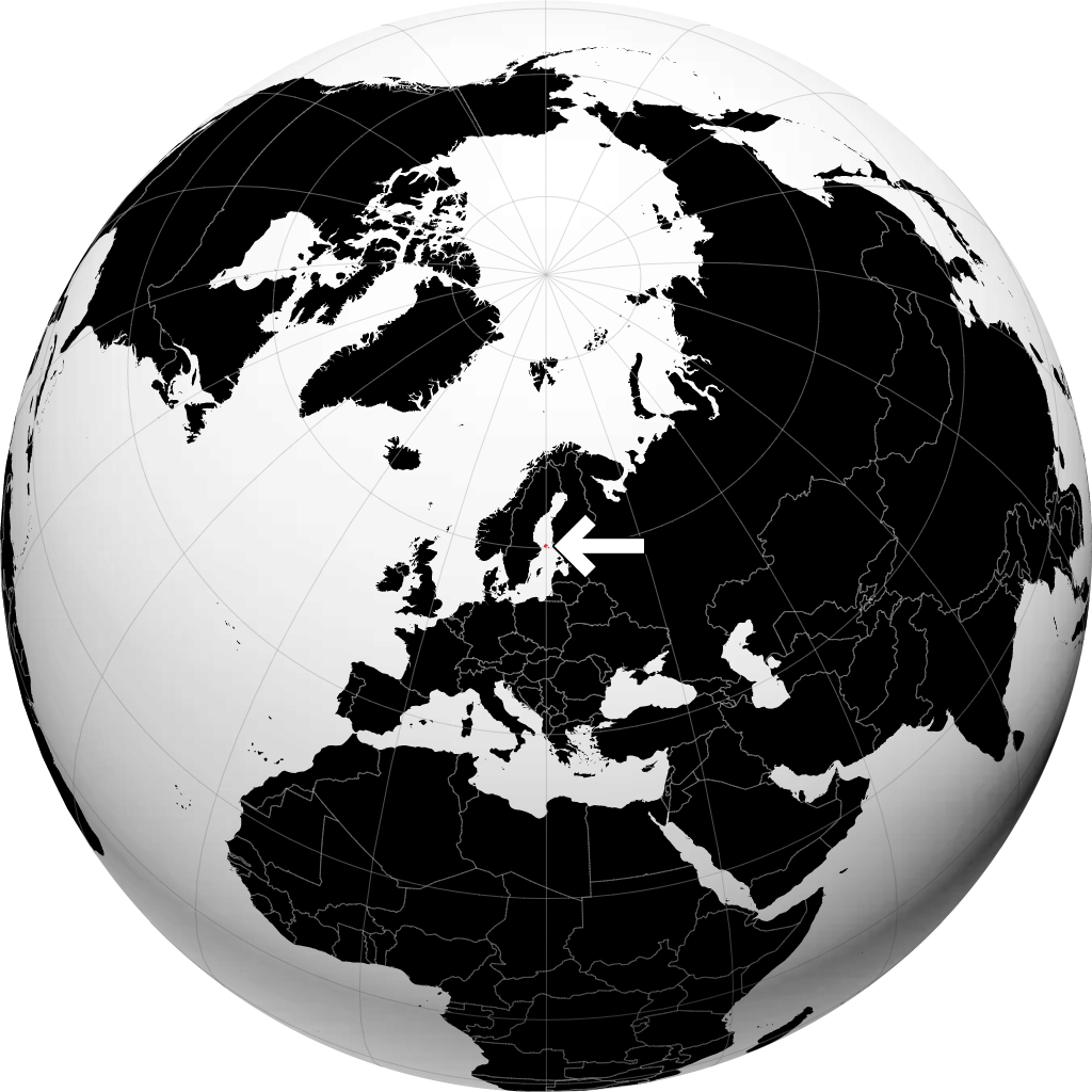 Åland sul globo